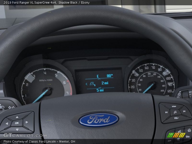 Shadow Black / Ebony 2019 Ford Ranger XL SuperCrew 4x4