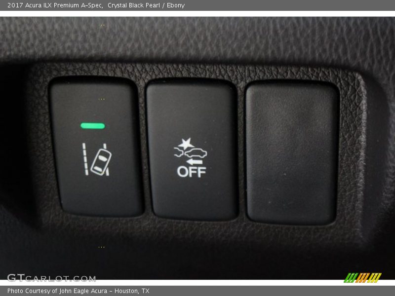 Crystal Black Pearl / Ebony 2017 Acura ILX Premium A-Spec