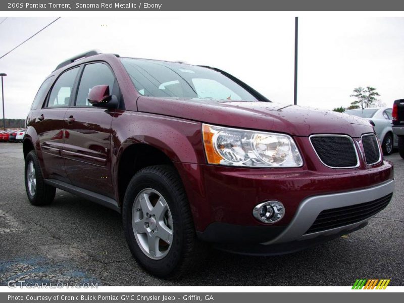 Sonoma Red Metallic / Ebony 2009 Pontiac Torrent