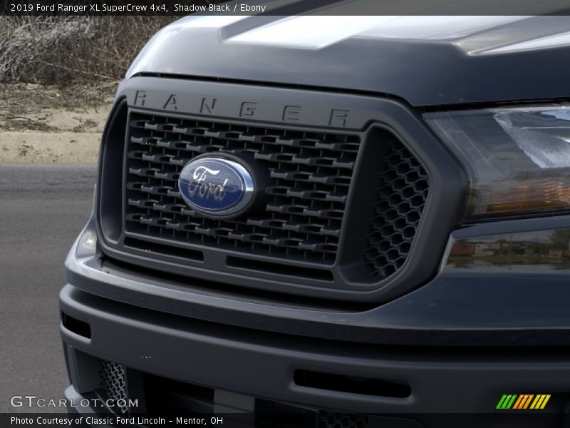 Shadow Black / Ebony 2019 Ford Ranger XL SuperCrew 4x4