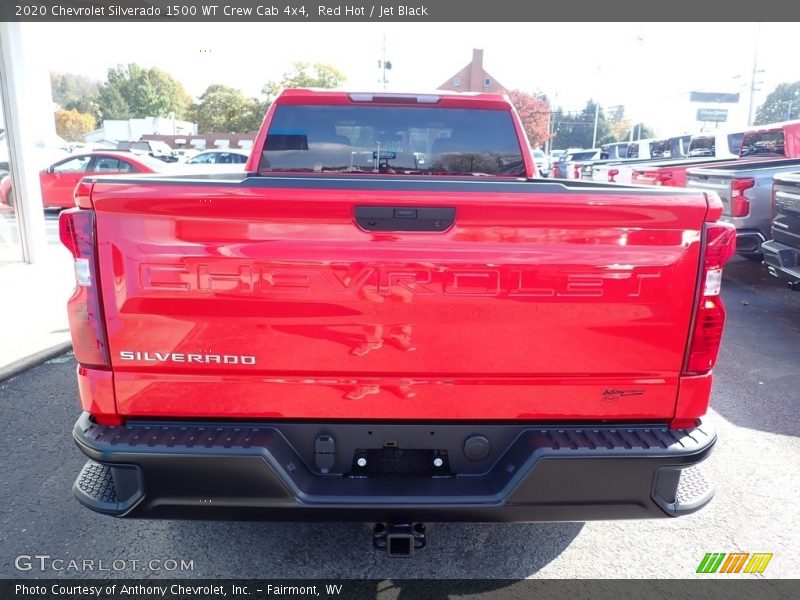 Red Hot / Jet Black 2020 Chevrolet Silverado 1500 WT Crew Cab 4x4