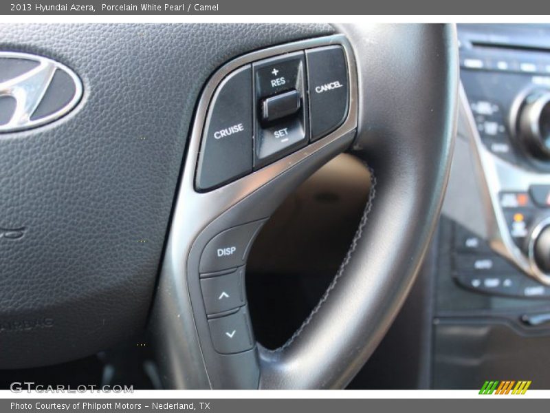Porcelain White Pearl / Camel 2013 Hyundai Azera