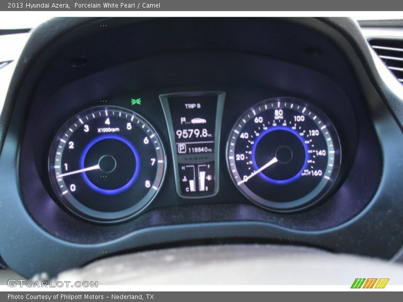 Porcelain White Pearl / Camel 2013 Hyundai Azera
