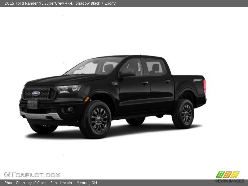 Shadow Black / Ebony 2019 Ford Ranger XL SuperCrew 4x4