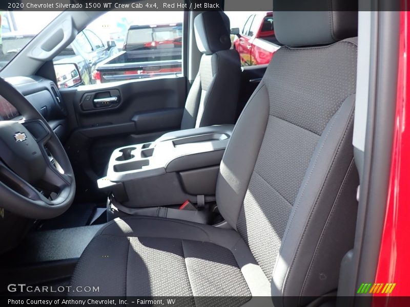 Red Hot / Jet Black 2020 Chevrolet Silverado 1500 WT Crew Cab 4x4
