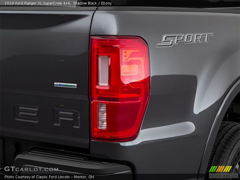 Shadow Black / Ebony 2019 Ford Ranger XL SuperCrew 4x4