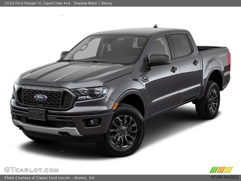 Shadow Black / Ebony 2019 Ford Ranger XL SuperCrew 4x4