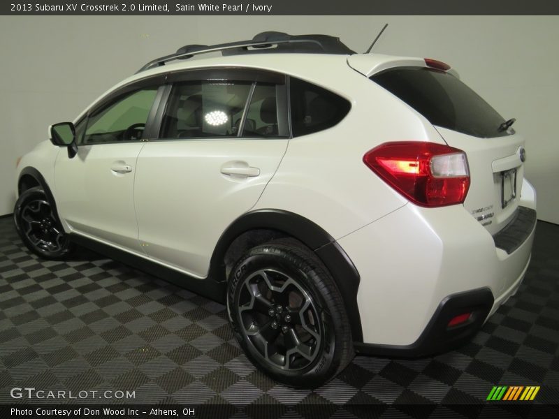 Satin White Pearl / Ivory 2013 Subaru XV Crosstrek 2.0 Limited