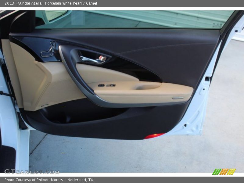 Porcelain White Pearl / Camel 2013 Hyundai Azera
