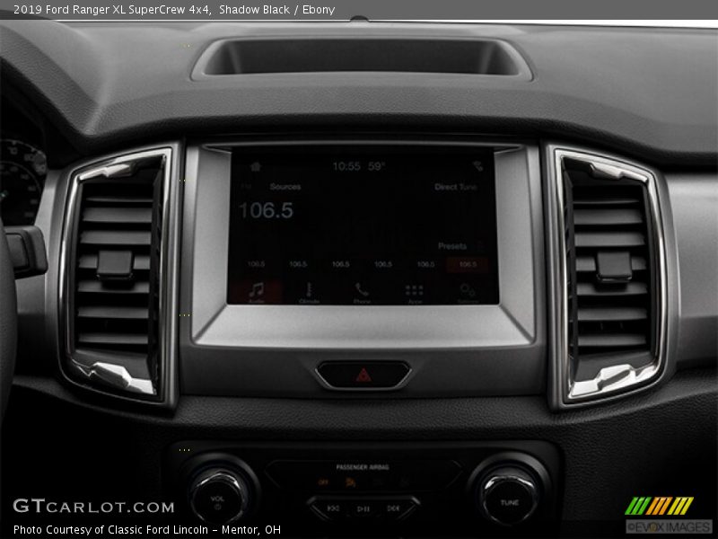 Shadow Black / Ebony 2019 Ford Ranger XL SuperCrew 4x4