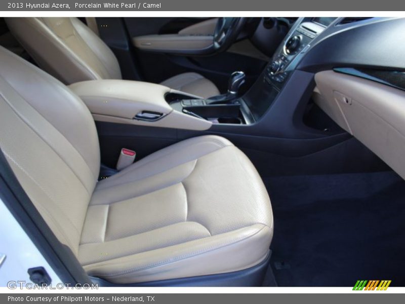 Porcelain White Pearl / Camel 2013 Hyundai Azera