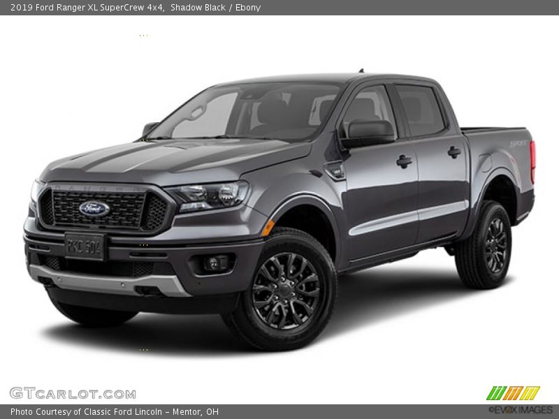 Shadow Black / Ebony 2019 Ford Ranger XL SuperCrew 4x4