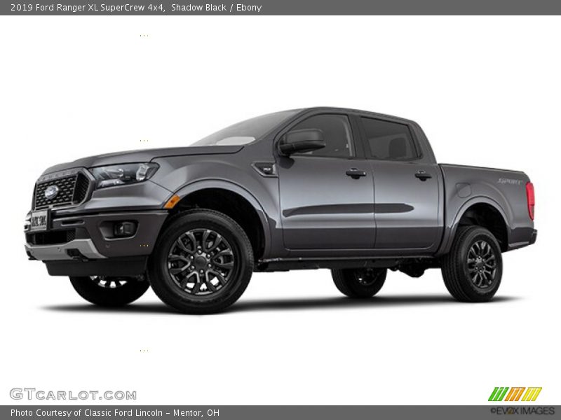 Shadow Black / Ebony 2019 Ford Ranger XL SuperCrew 4x4