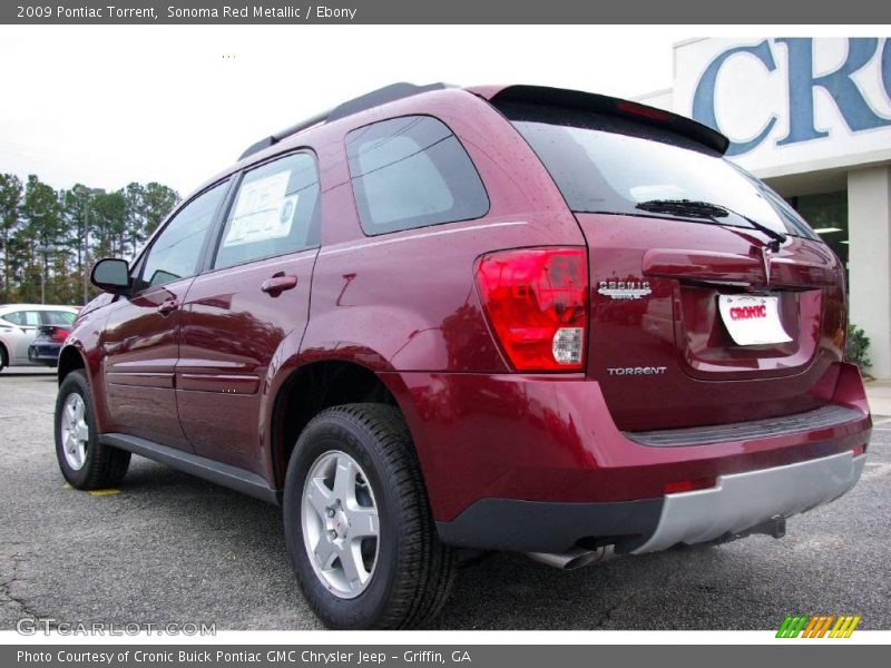 Sonoma Red Metallic / Ebony 2009 Pontiac Torrent
