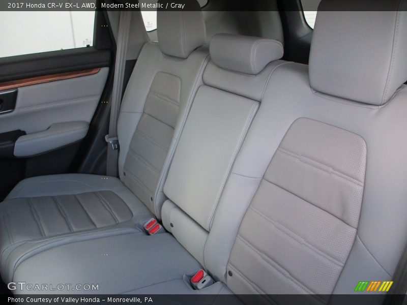 Modern Steel Metallic / Gray 2017 Honda CR-V EX-L AWD