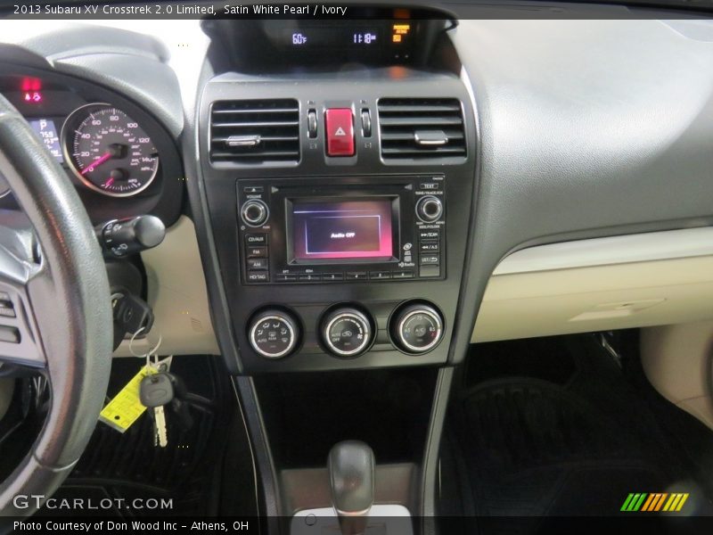 Satin White Pearl / Ivory 2013 Subaru XV Crosstrek 2.0 Limited