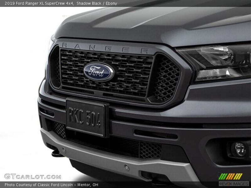Shadow Black / Ebony 2019 Ford Ranger XL SuperCrew 4x4