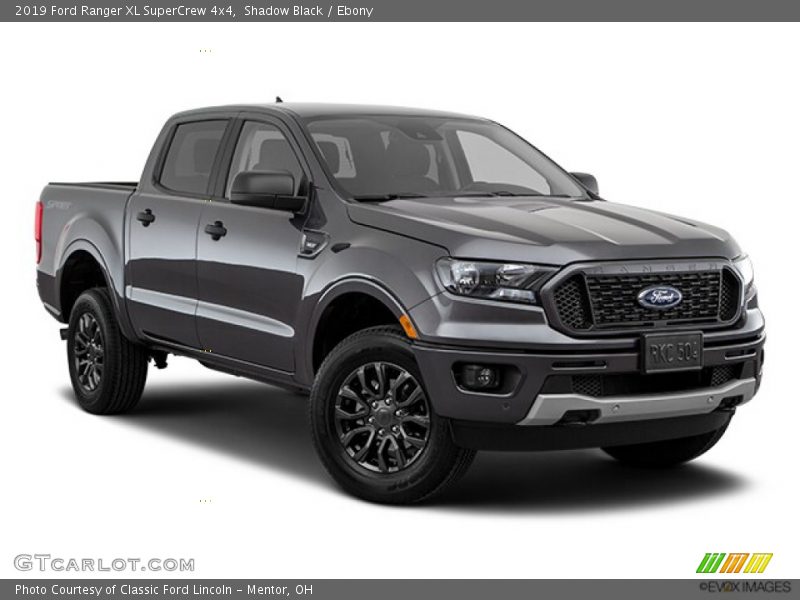 Shadow Black / Ebony 2019 Ford Ranger XL SuperCrew 4x4