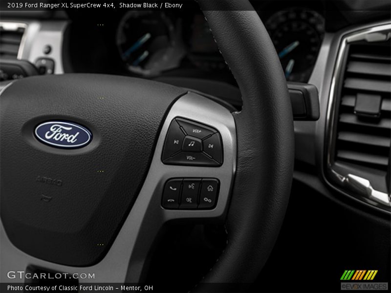 Shadow Black / Ebony 2019 Ford Ranger XL SuperCrew 4x4