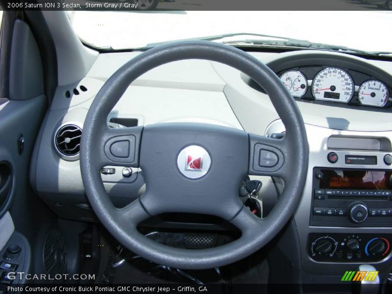 Storm Gray / Gray 2006 Saturn ION 3 Sedan