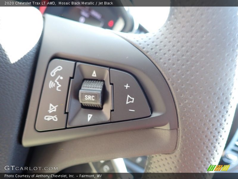 Mosaic Black Metallic / Jet Black 2020 Chevrolet Trax LT AWD