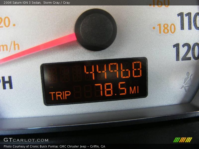 Storm Gray / Gray 2006 Saturn ION 3 Sedan