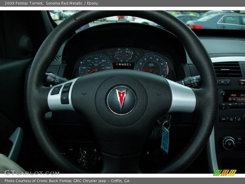 Sonoma Red Metallic / Ebony 2009 Pontiac Torrent