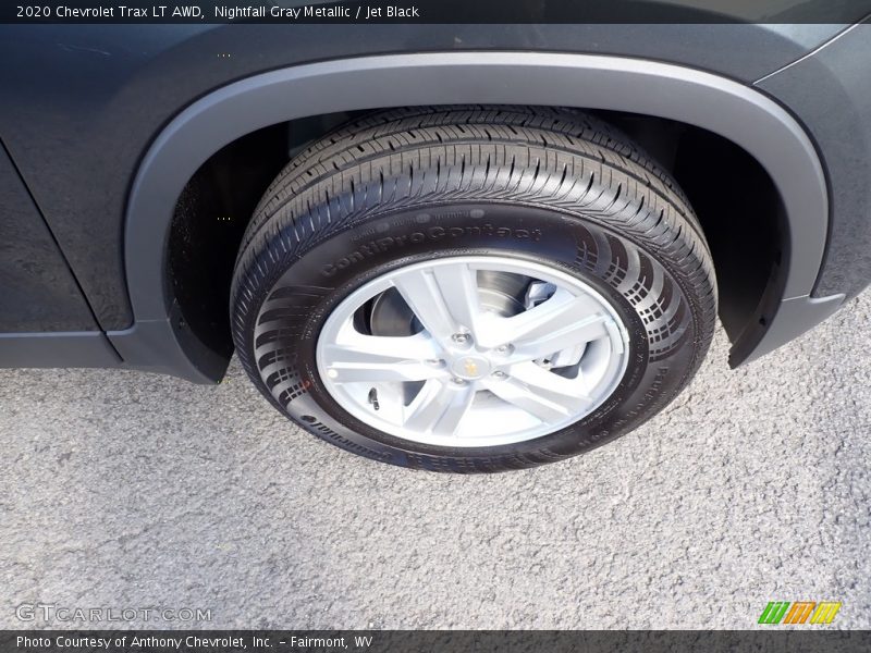 Nightfall Gray Metallic / Jet Black 2020 Chevrolet Trax LT AWD