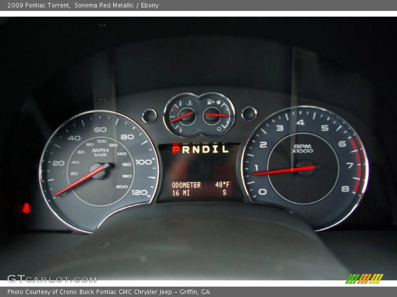 Sonoma Red Metallic / Ebony 2009 Pontiac Torrent