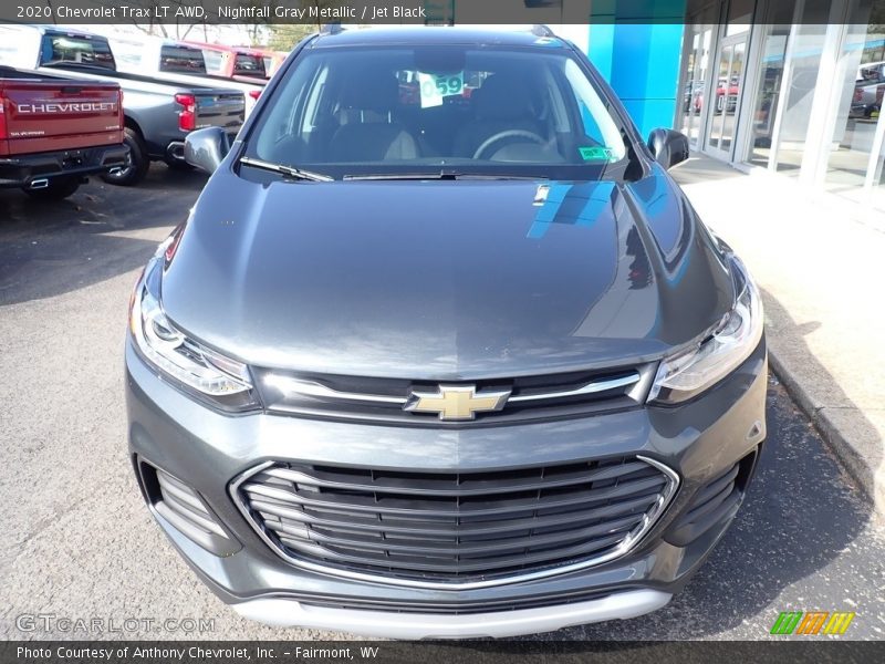 Nightfall Gray Metallic / Jet Black 2020 Chevrolet Trax LT AWD