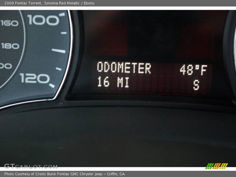 Sonoma Red Metallic / Ebony 2009 Pontiac Torrent