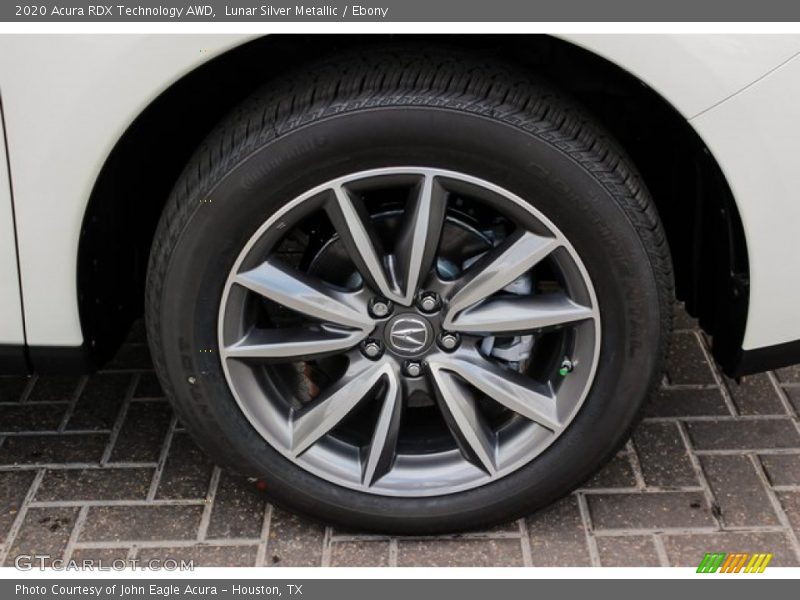 Lunar Silver Metallic / Ebony 2020 Acura RDX Technology AWD