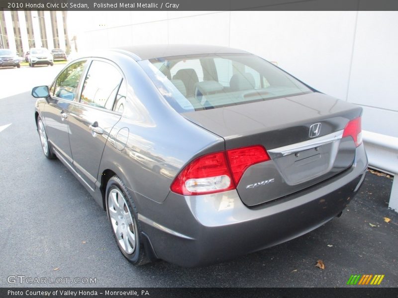 Polished Metal Metallic / Gray 2010 Honda Civic LX Sedan