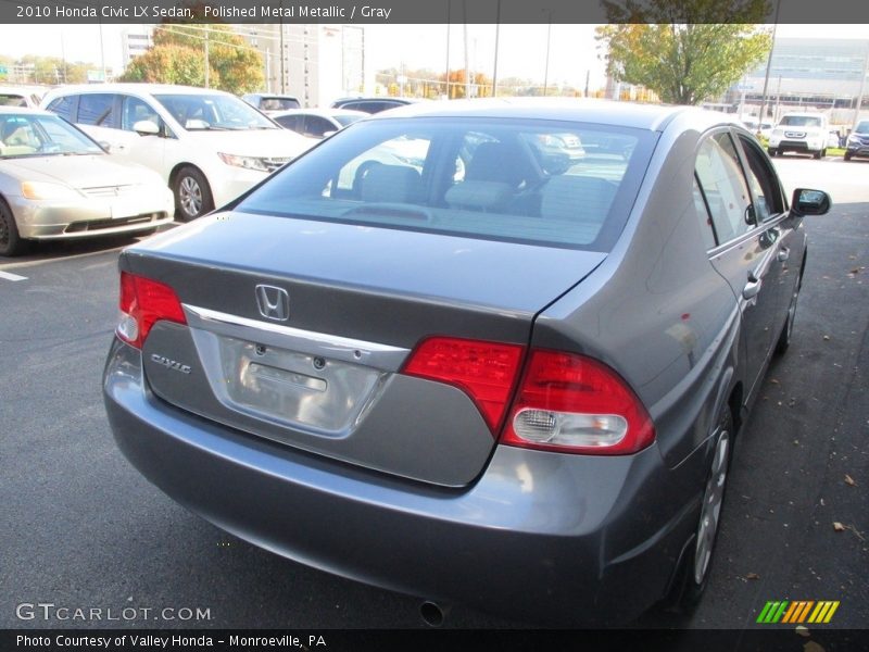 Polished Metal Metallic / Gray 2010 Honda Civic LX Sedan