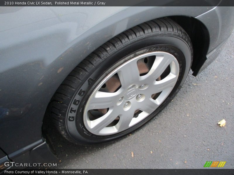 Polished Metal Metallic / Gray 2010 Honda Civic LX Sedan