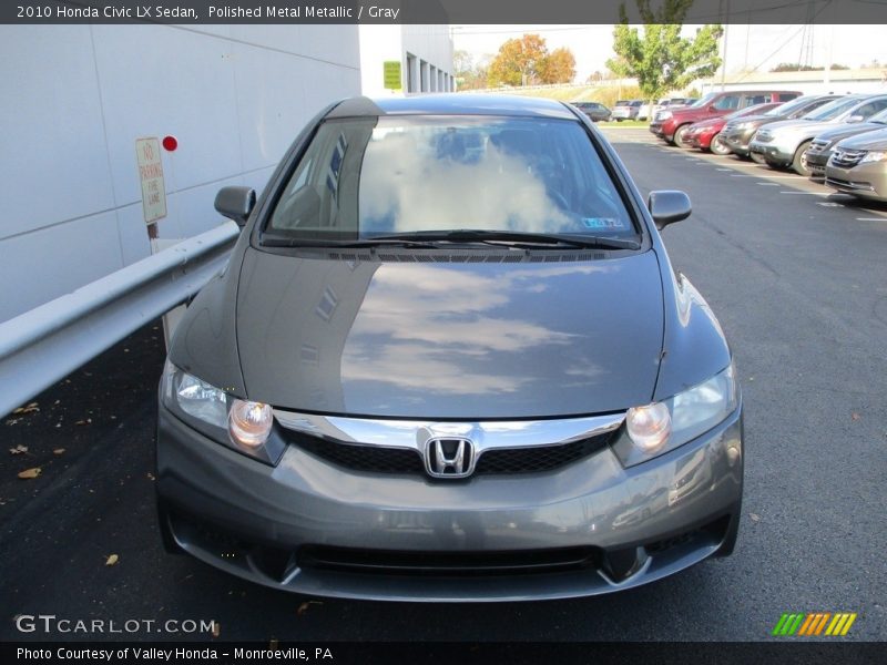 Polished Metal Metallic / Gray 2010 Honda Civic LX Sedan