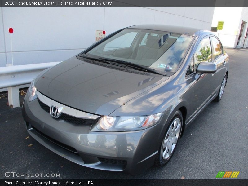 Polished Metal Metallic / Gray 2010 Honda Civic LX Sedan