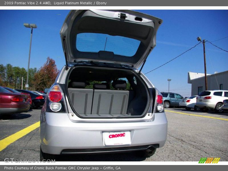 Liquid Platinum Metallic / Ebony 2009 Pontiac Vibe 2.4 AWD