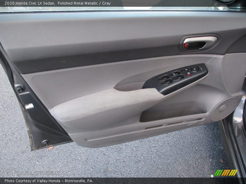 Polished Metal Metallic / Gray 2010 Honda Civic LX Sedan