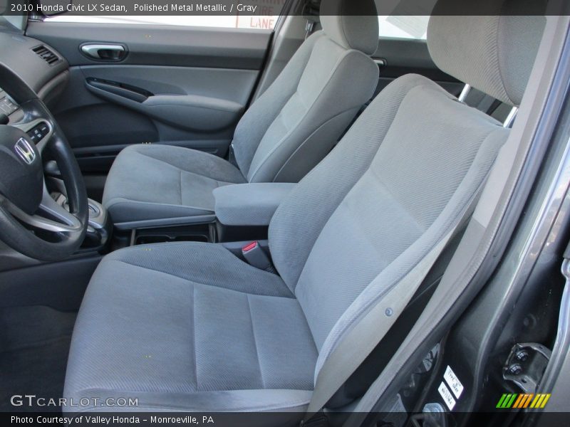 Polished Metal Metallic / Gray 2010 Honda Civic LX Sedan