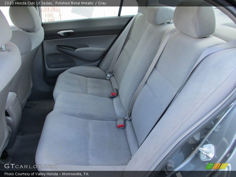 Polished Metal Metallic / Gray 2010 Honda Civic LX Sedan