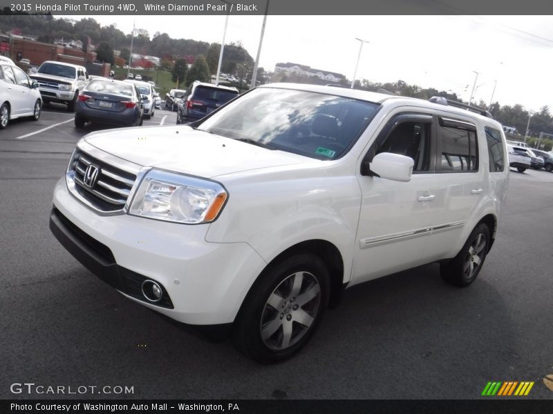 White Diamond Pearl / Black 2015 Honda Pilot Touring 4WD