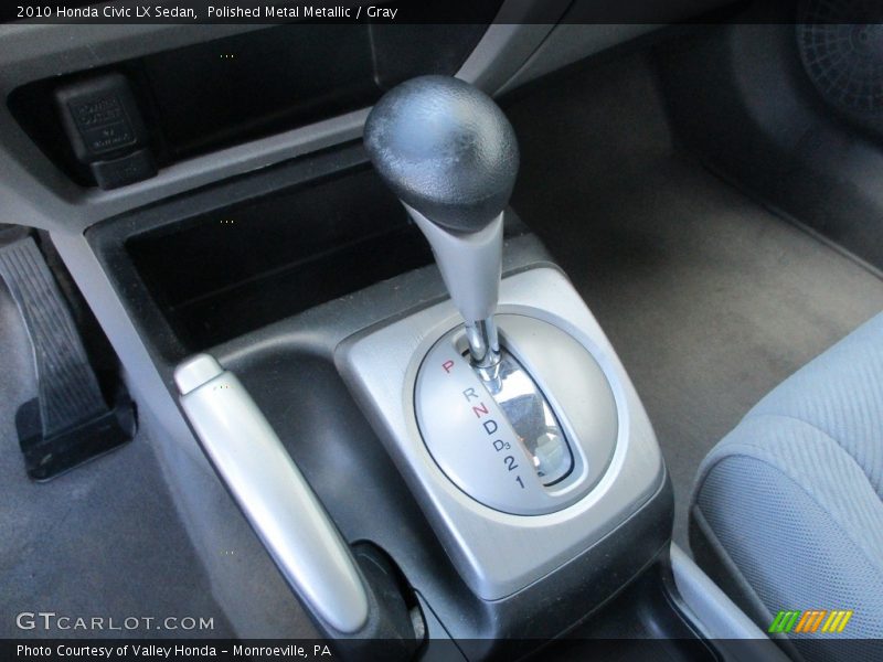 Polished Metal Metallic / Gray 2010 Honda Civic LX Sedan