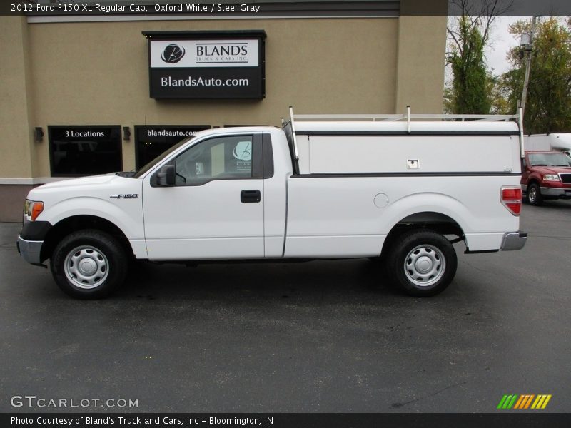 Oxford White / Steel Gray 2012 Ford F150 XL Regular Cab