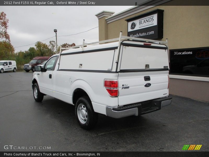 Oxford White / Steel Gray 2012 Ford F150 XL Regular Cab