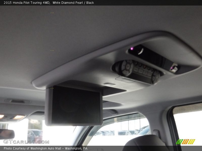 White Diamond Pearl / Black 2015 Honda Pilot Touring 4WD