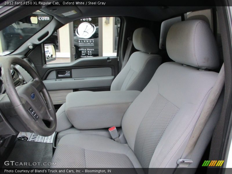 Oxford White / Steel Gray 2012 Ford F150 XL Regular Cab
