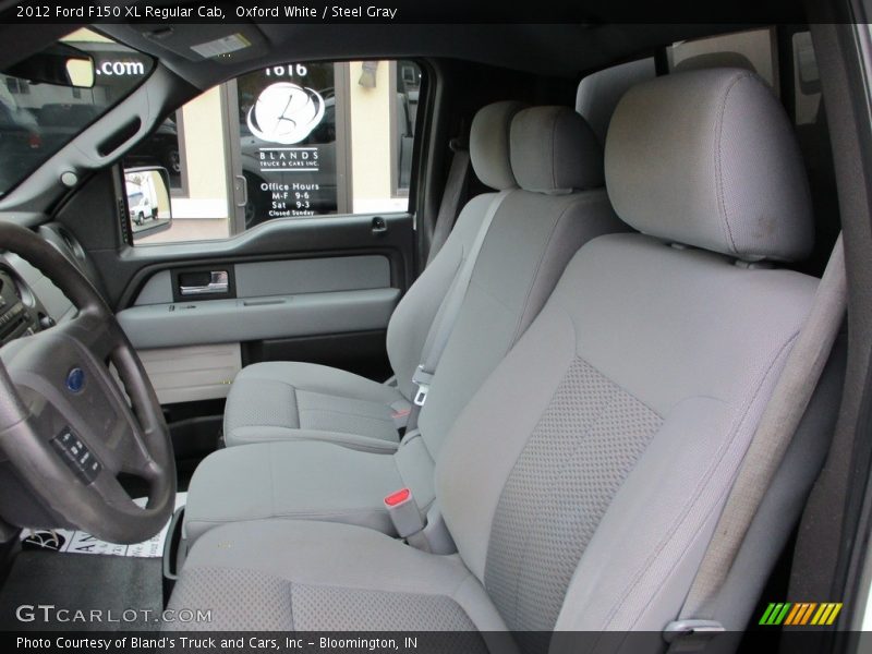 Oxford White / Steel Gray 2012 Ford F150 XL Regular Cab