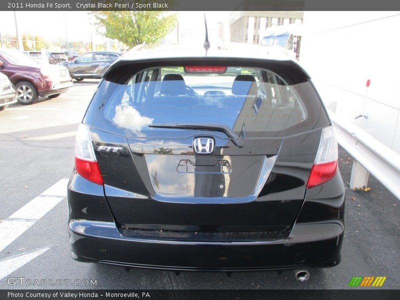 Crystal Black Pearl / Sport Black 2011 Honda Fit Sport