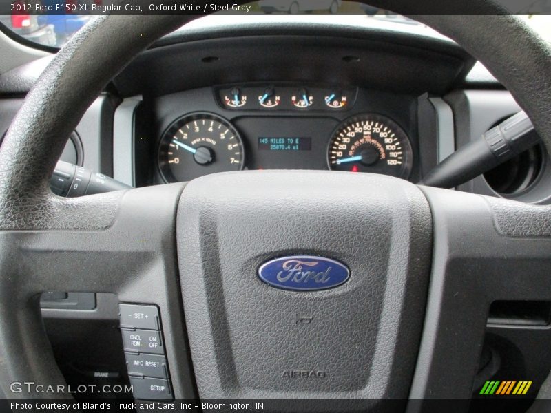 Oxford White / Steel Gray 2012 Ford F150 XL Regular Cab